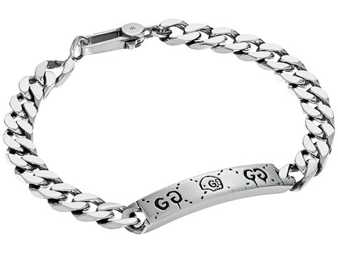 gucci ghost bracelet review|gucci ghost chain bracelet in silver.